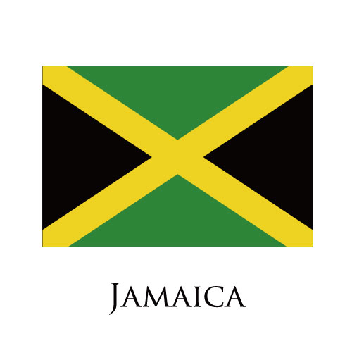 Jamaica flag logo cricut iron on